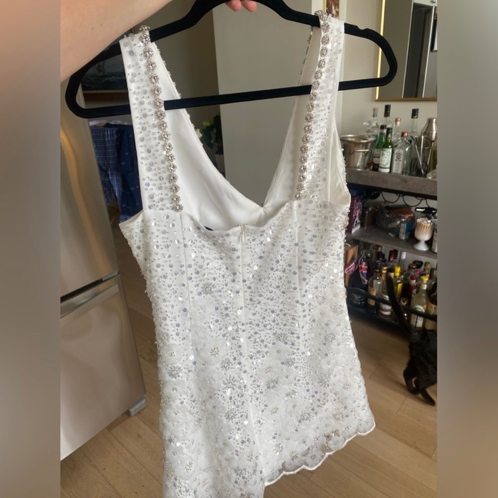 Self Portrait Dress - Perfect Bridal Mini - Picture 6 of 8
